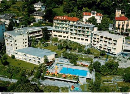 Orselina TI Hotel Orselina Fliegeraufnahme