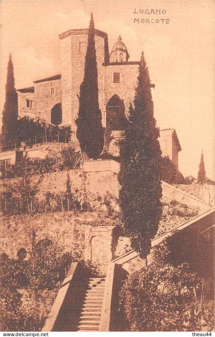 SUISSE - Lot de 6 Cartes - Lac de LUGANO  -  Lago di Lugano  -  Morcote - St-Carlo - Gandria