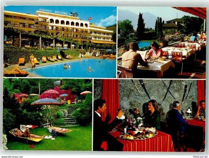 6612 Ascona Moscia - Hotel Ascona Schwimmbad Garten Speisesaal - 10598459