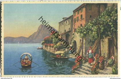 Lago di Lugano - Gandria - Verlag Paul Bender Zürich