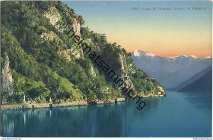 Lago di Lugano - Rocco di Gandria - Verlag Paul Bender Zürich