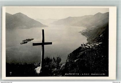 6622 Ronco sopra Ascona Foto AK Ronco Lago Maggiore Kreuz - 38250370