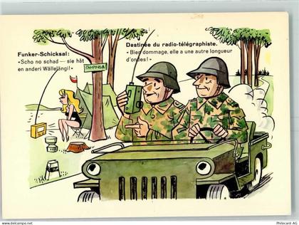 6950 Tesserete Künstlerkarte Feldpost Caserna Sala Capriasca - 10390807