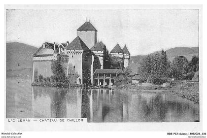 BDBP12-0971-SUISSE - LAC LEMAN - Chateau de chillon
