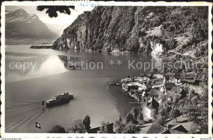 Bauen am Vierwaldstaettersee Dampfer