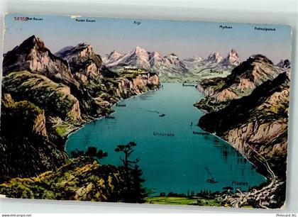 Urnersee - Bauen Flüelen Tellskapelle Wehrliverlag - 39692979