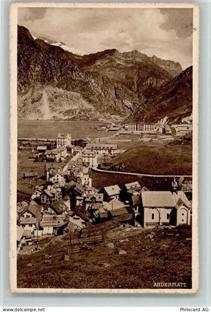 6490 Andermatt - Gothardstrasse Andermatt mit Bäzberg - 12110251