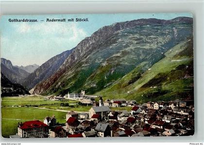 6490 Andermatt - Gotthardstrasse Andermatt mit Stöckli - 11087882