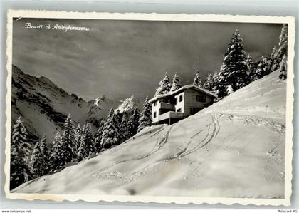 6468 Attinghausen 1961 Gebrauchsspuren Winter Brusti Gasthaus Pension Su... - 38221134