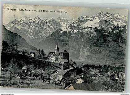 6463 Bürglen UR 1911 Foto AK - 38192204