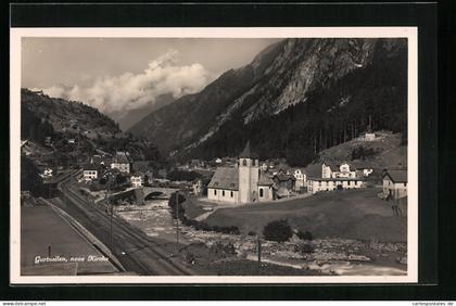 AK Gurtnellen, Gesamtansicht mit Kirche