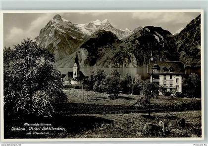 6452 Sisikon - Hotel Schillerstein mit Urirotstock - 13128387