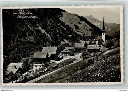 6464 Spiringen 1952 Foto AK Klausenstrasse, gute Erhaltung AK - 13077991