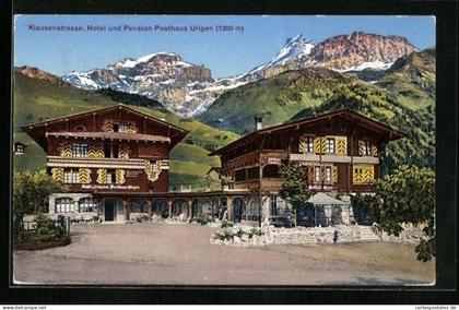 AK Unterschächen, Hotel-Pension Posthaus Urigen