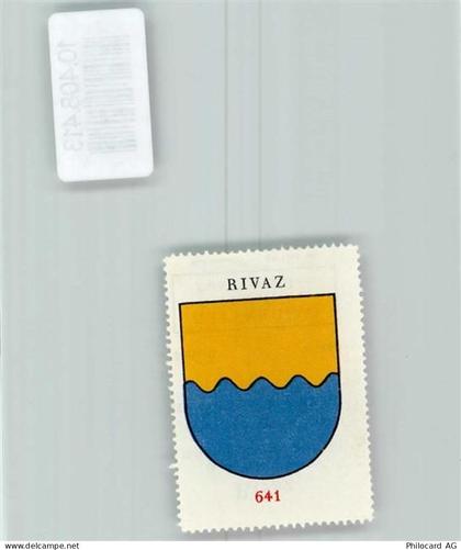 1071 Rivaz - Vignette Wappen Kaffee Hag ca 1920-1940 - 10408413