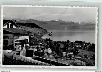 1091 Grandvaux Le Tronchet 1953 Foto AK Hotel de la Poste - 13085908