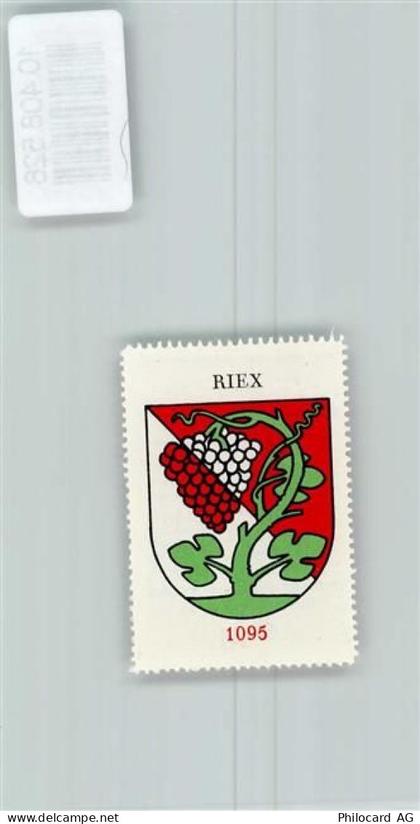 1097 Riex - Vignette Wappen Kaffee Hag ca 1920-1940 Weinrebe - 10408528