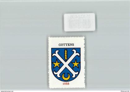 1116 Cottens VD - Vignette Wappen Kaffee Hag ca 1920-1940 - 11102406