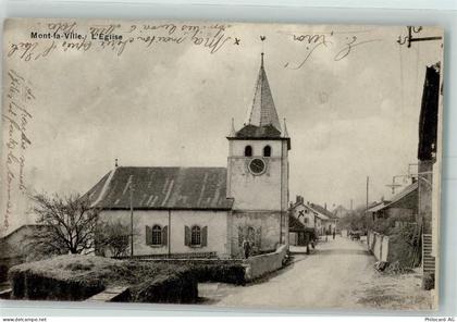1148 Cuarnens 1912 - Mont-la-Ville LEglise Kirche - 13173158