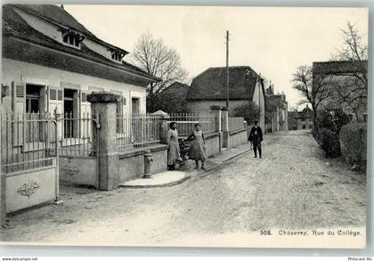 1275 Chéserex Foto AK Rue du Collége - 13552295