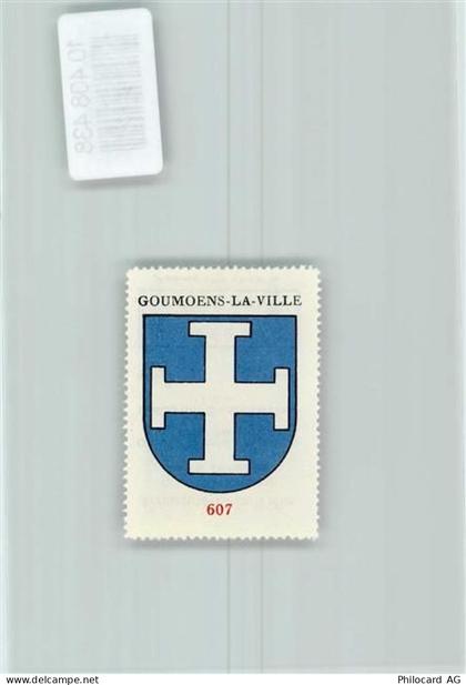 1376 Goumoens-la-Ville - Vignette Wappen Kaffee Hag ca 1920-1940 - 10408438