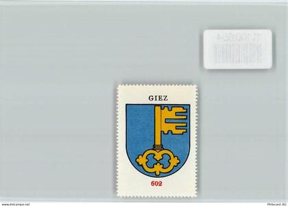 1429 Giez - Vignette Wappen Kaffee Hag ca 1920-1940 Giez - 11100654