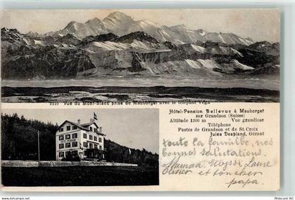 1453 Mauborget 1906 - Mont Blanc Hotel Pension Bellevue - 13901584