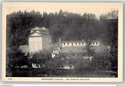 1523 Granges-près-Marnand Granges VD - Les Grands Moulins Bahnpost Zug N... - 10643741