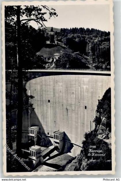 1554 Rossens VD - Staumauer - 51796580