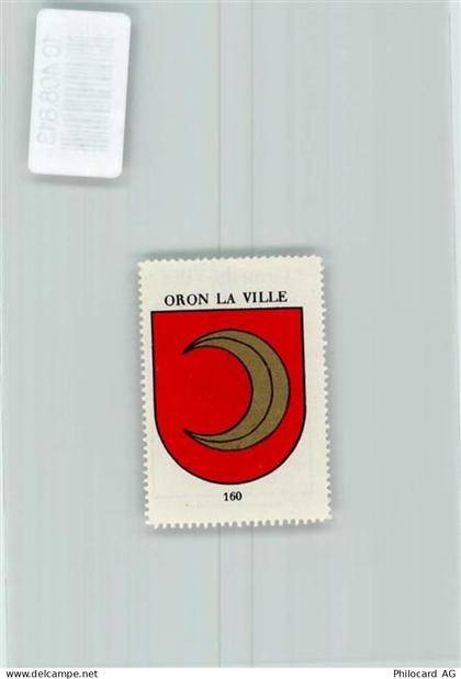 1610 Oron-la-Ville - Vignette Wappen Kaffee Hag ca 1920-1940 Mond - 10408813