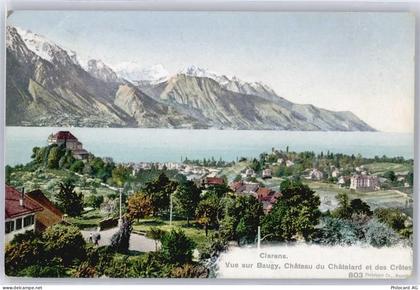 1815 Clarens Tavel VD - Baugy, Schloß du Chatelard, Lac Leman - 50667044