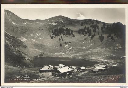 Bretaye Chalets et le lac de Bretaye