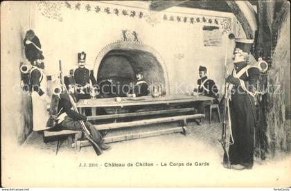 Chillon Schloss Corps de Garde