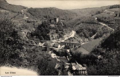 CPA Les Clées Kanton Waadt, Gesamtansicht