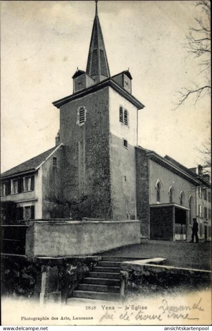 CPA Yens Kanton Waadt, L'Eglise