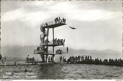 Lausanne VD Bellerive Plage Le Plongeoir