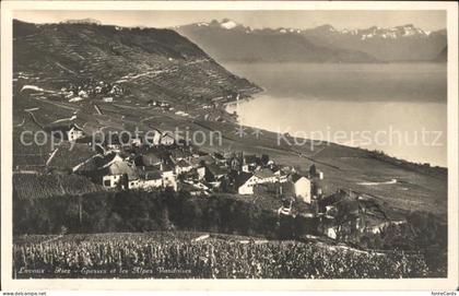 Lavaux VD Riez Epesses et les Alpes Vaudoises