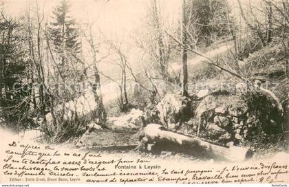 Leysin VD Fontaine a Leysin