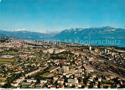Renens Vue Aerienne Lac Leman