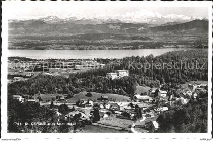 Saint-Cergue Nyon Suisse et Mont Blanc