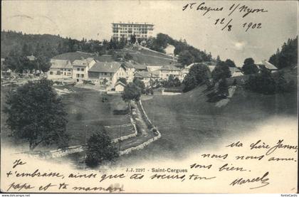 Saint-Cergue Nyon Suisse Teilansicht