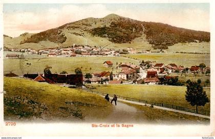 Sainte-Croix Ste-Croix VD Vue générale et la Sagne