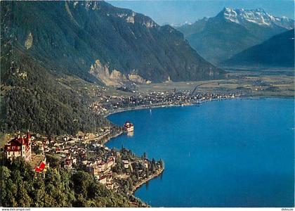 Suisse - VD Vaud - Glion sur Montreux - Hôtel Bellevue - Vue aérienne - CPM - Carte Neuve - Voir Scans Recto-Verso