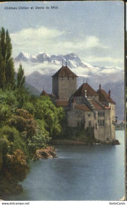 Veytaux Schloss Chillon  x 1928