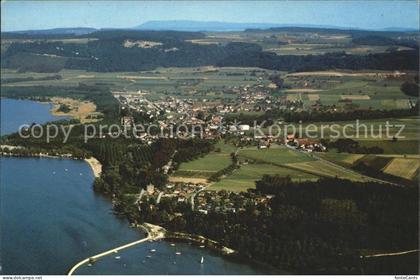 Yvonand Fliegeraufnahme Lac de Neuchatel