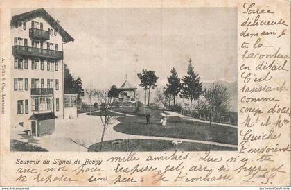 SUISSE - Bougy Villars - Signal Bougy - Parc - Kiosque à musique - CPA