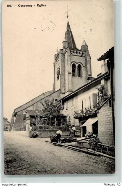 1304 Cossonay-Ville 1913 - Kirche - 13902233