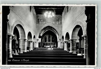 1304 Cossonay-Ville Foto AK Kirche innen - 38211937