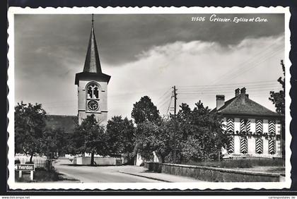AK Crissier, Eglise et Cure
