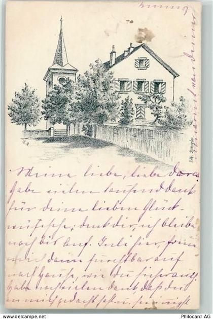 1024 Ecublens VD 1899 Künstlerkarte - 13124672